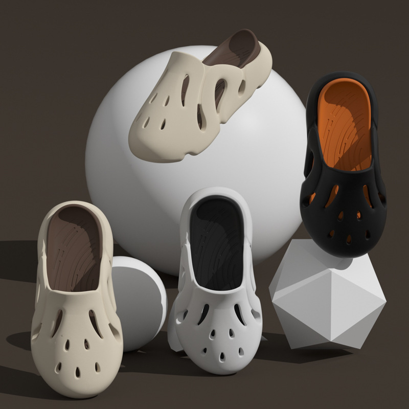Unisex Two-Tone Foam Clogs with Detachable Sole 5