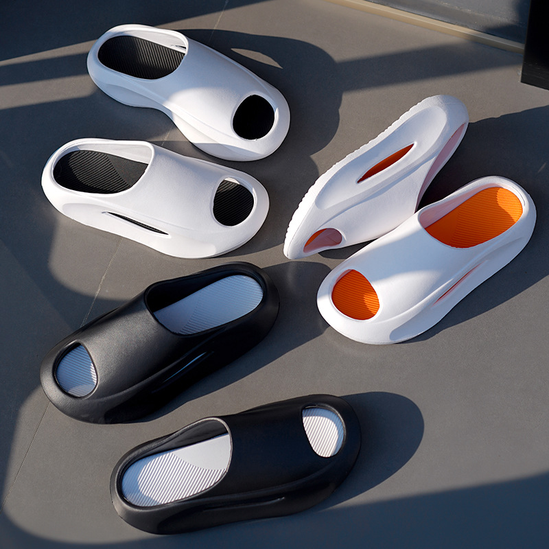Unisex Leichte EVA Cloud Slides mit Kontrastsohle