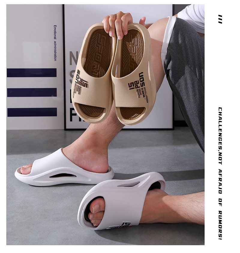 Unisex Lightweight Sporty Slide Slippers