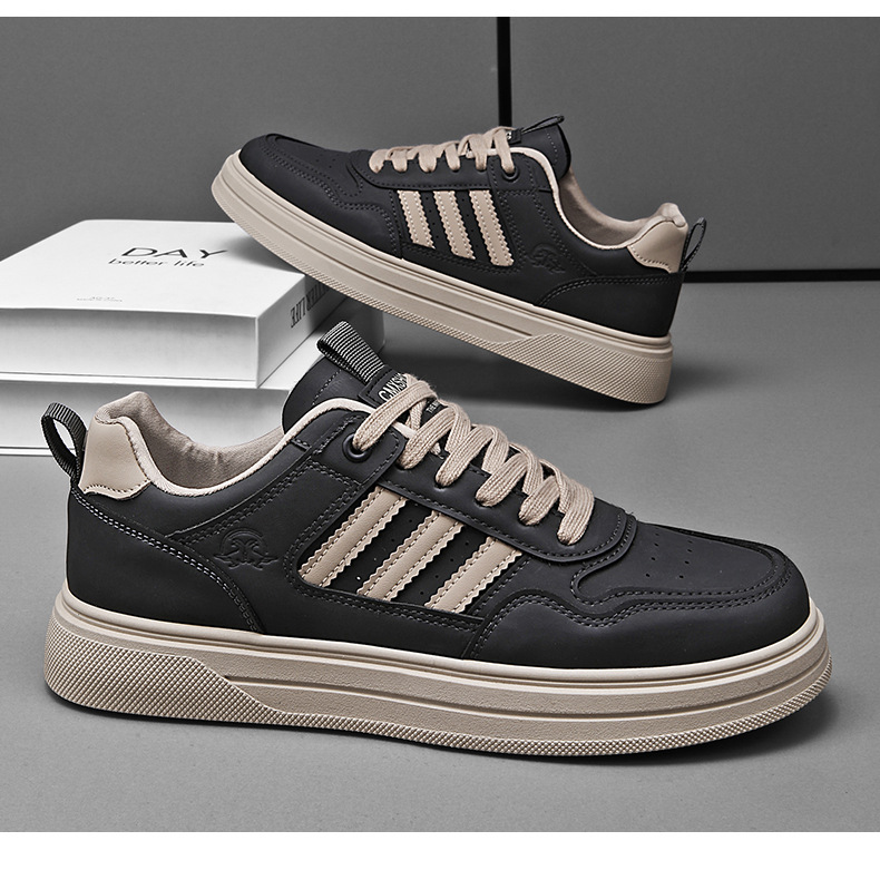 Retro-Freizeitsneaker für Herren mit Kontraststreifen
