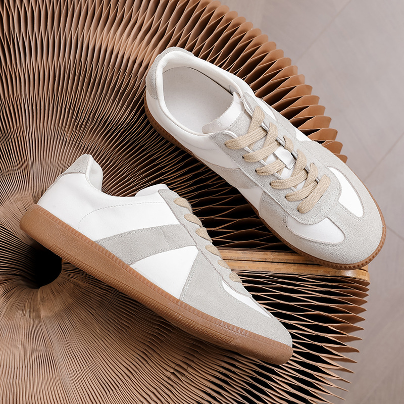 Retro-Sneaker der deutschen Armee aus Leder mit Gummisohle 2