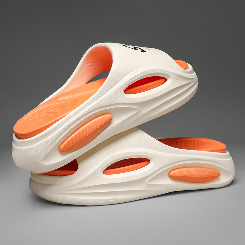 Beige White Orange