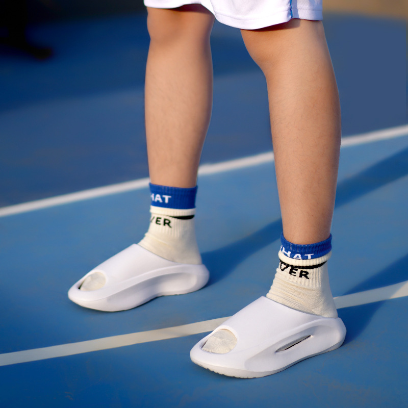 Unisex Leichte EVA Cloud Slides mit Kontrastsohle