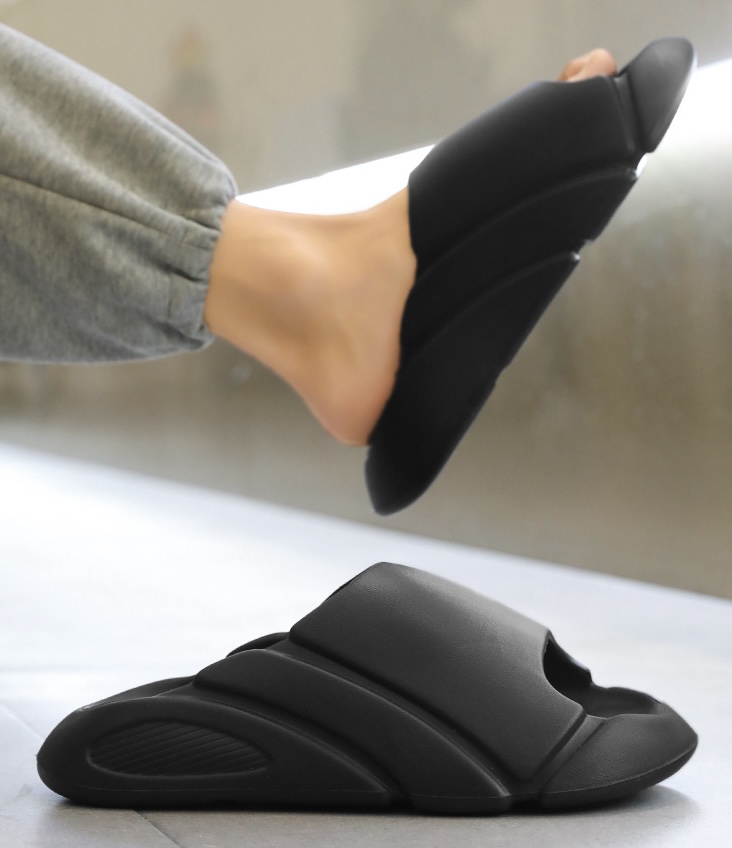 Unisex-Plateau-Slipper mit dicker Sohle