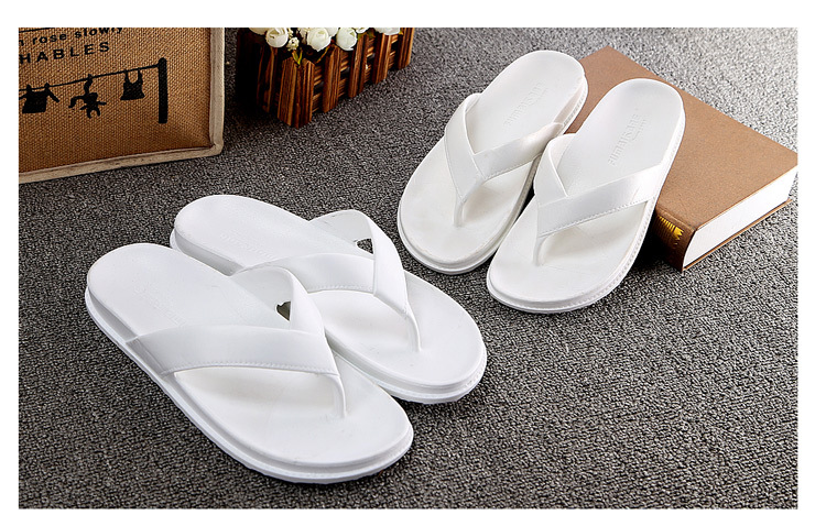 Unisex Flat Leather Thong Sandals