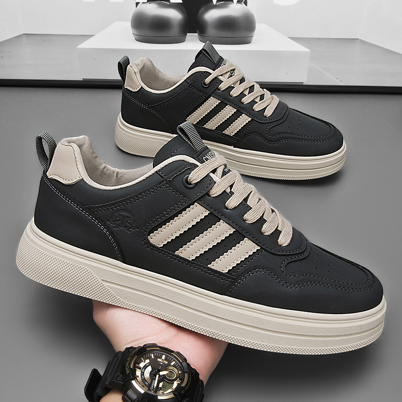 Retro-Freizeitsneaker für Herren mit Kontraststreifen 2