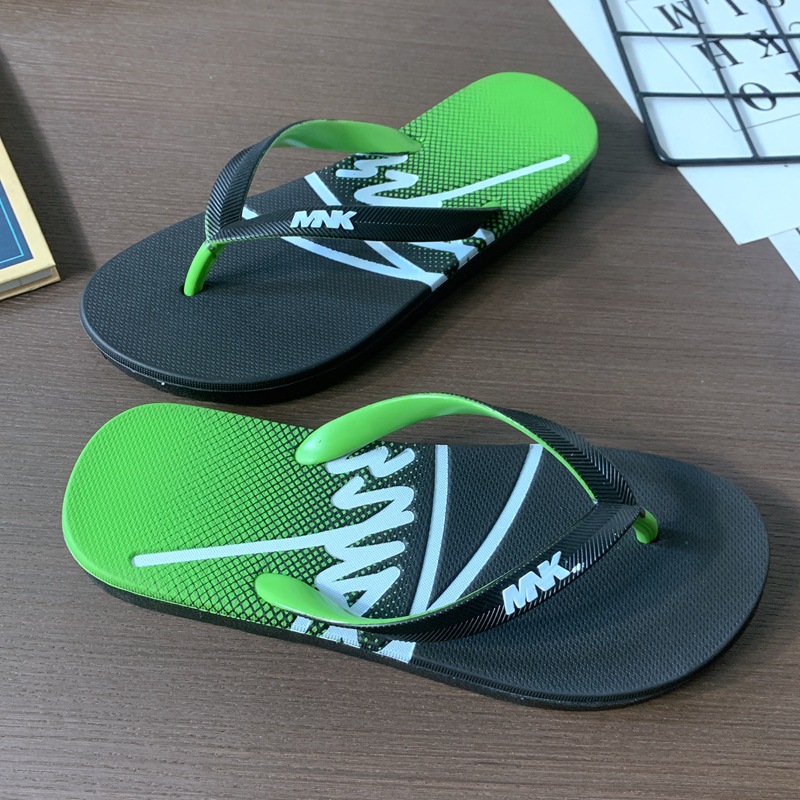 Men's Sporty Gradient Beach Flip Flops