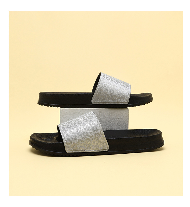 Damen-Slipper mit Leopardenmuster