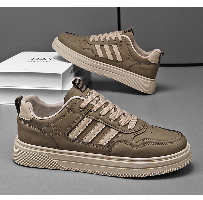 Retro-Freizeitsneaker für Herren mit Kontraststreifen