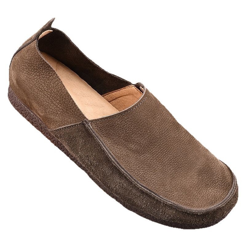 Men's Minimalist Leather Slip-On Casual Shoes