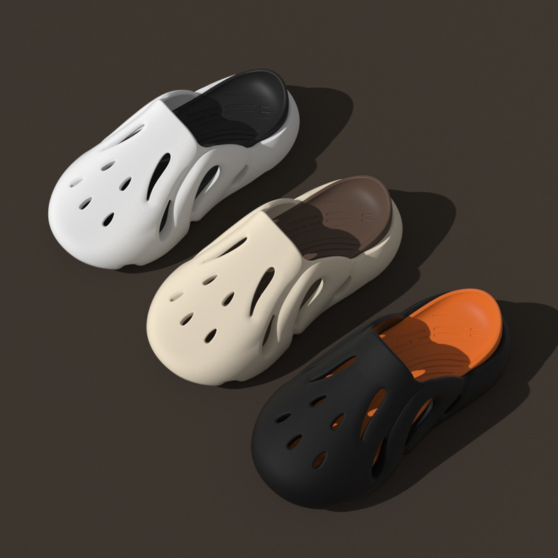 Unisex Two-Tone Foam Clogs with Detachable Sole 4
