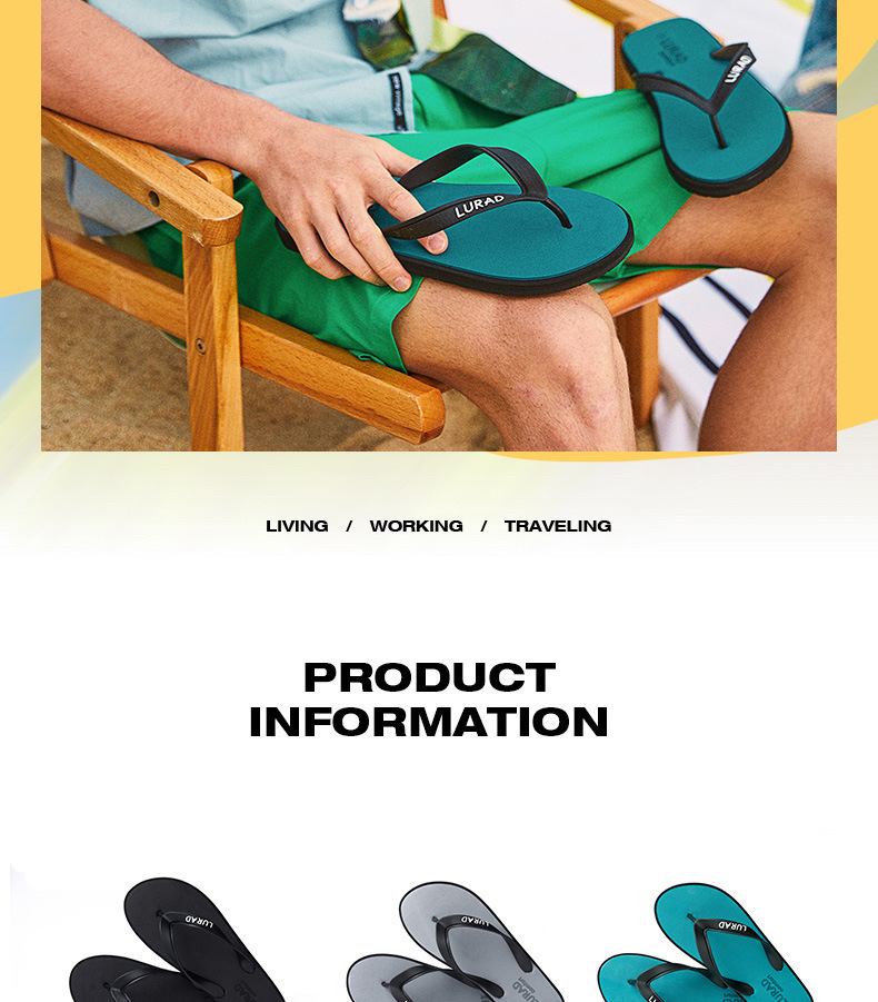 Unisex Leichte Strand-Flip-Flops