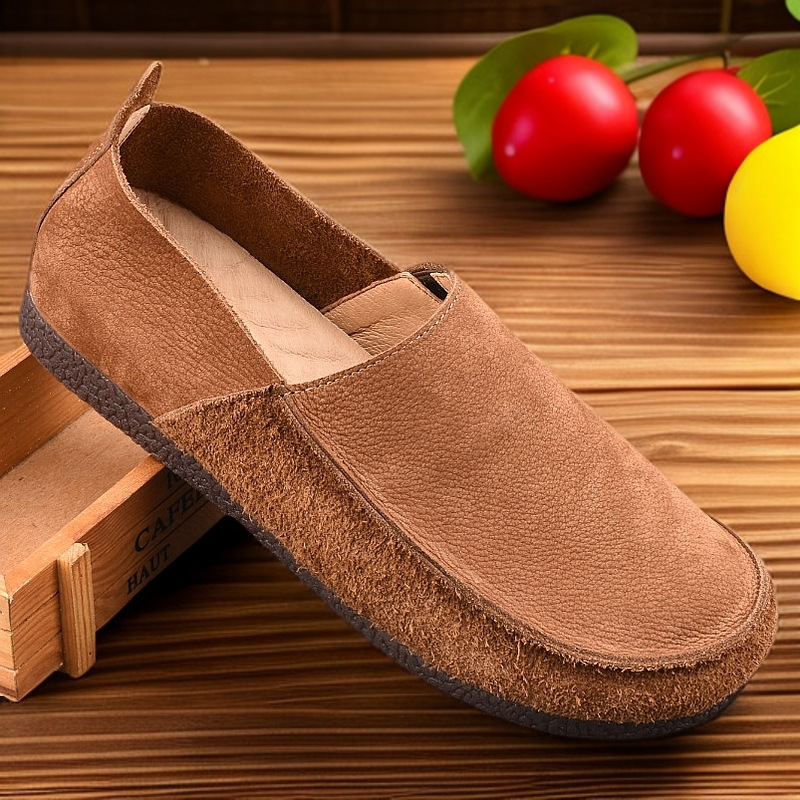 Chaussures décontractées minimalistes en cuir pour hommes 5