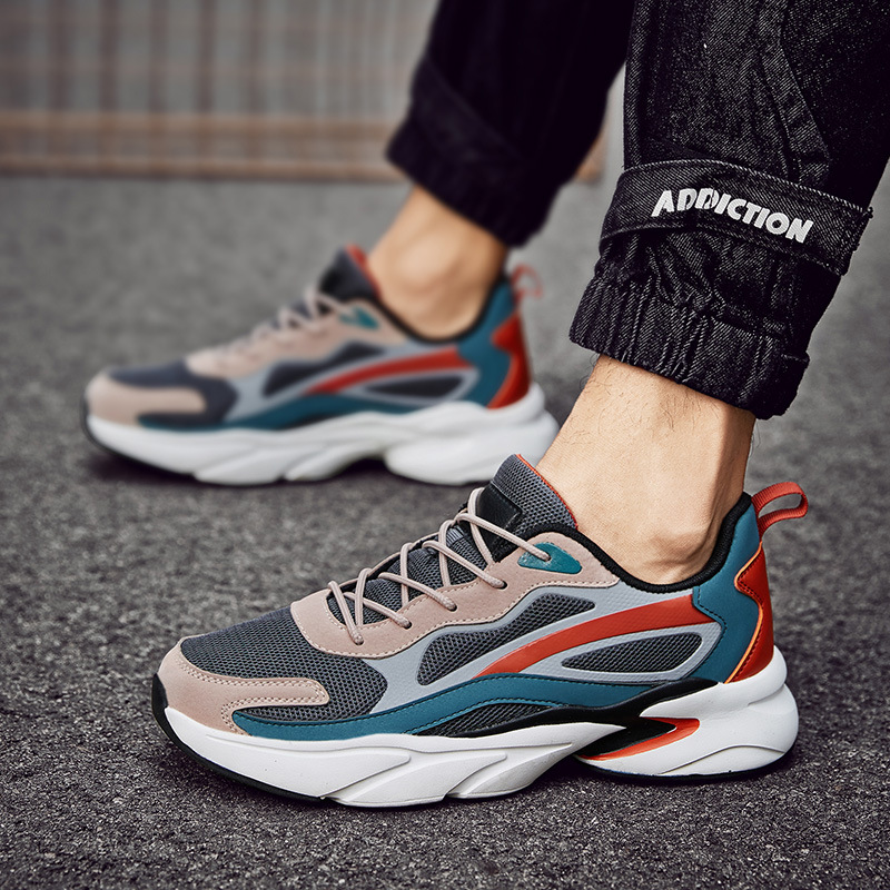 Klobige Herren-Sneaker aus Mesh, sportliche Freizeitschuhe 3