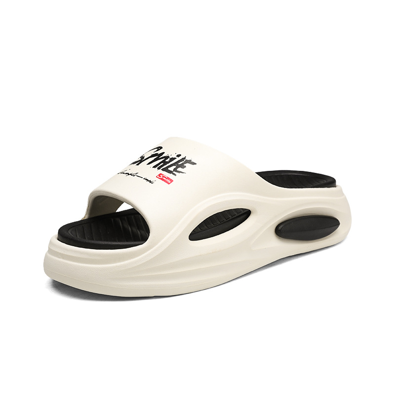 Unisex-Slipper mit dicker Sohle und Smiley-Print 6