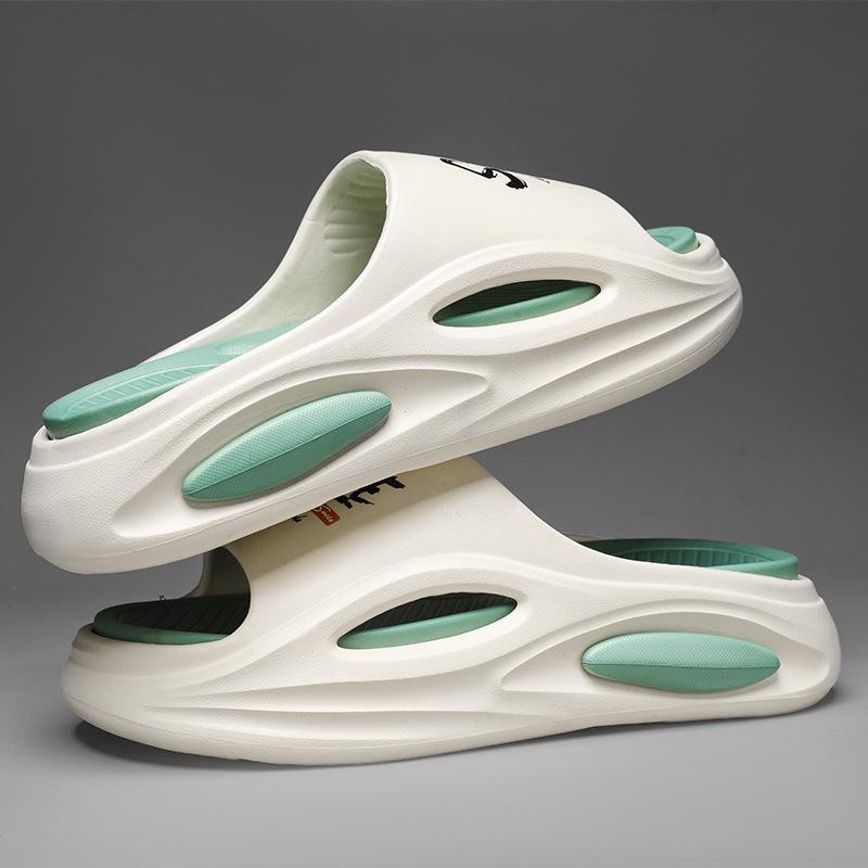 Beige White Green