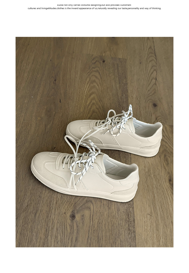 Men's Retro Suede Casual Sneakers with Double Laces