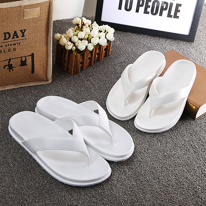 Unisex Flat Leather Thong Sandals 6