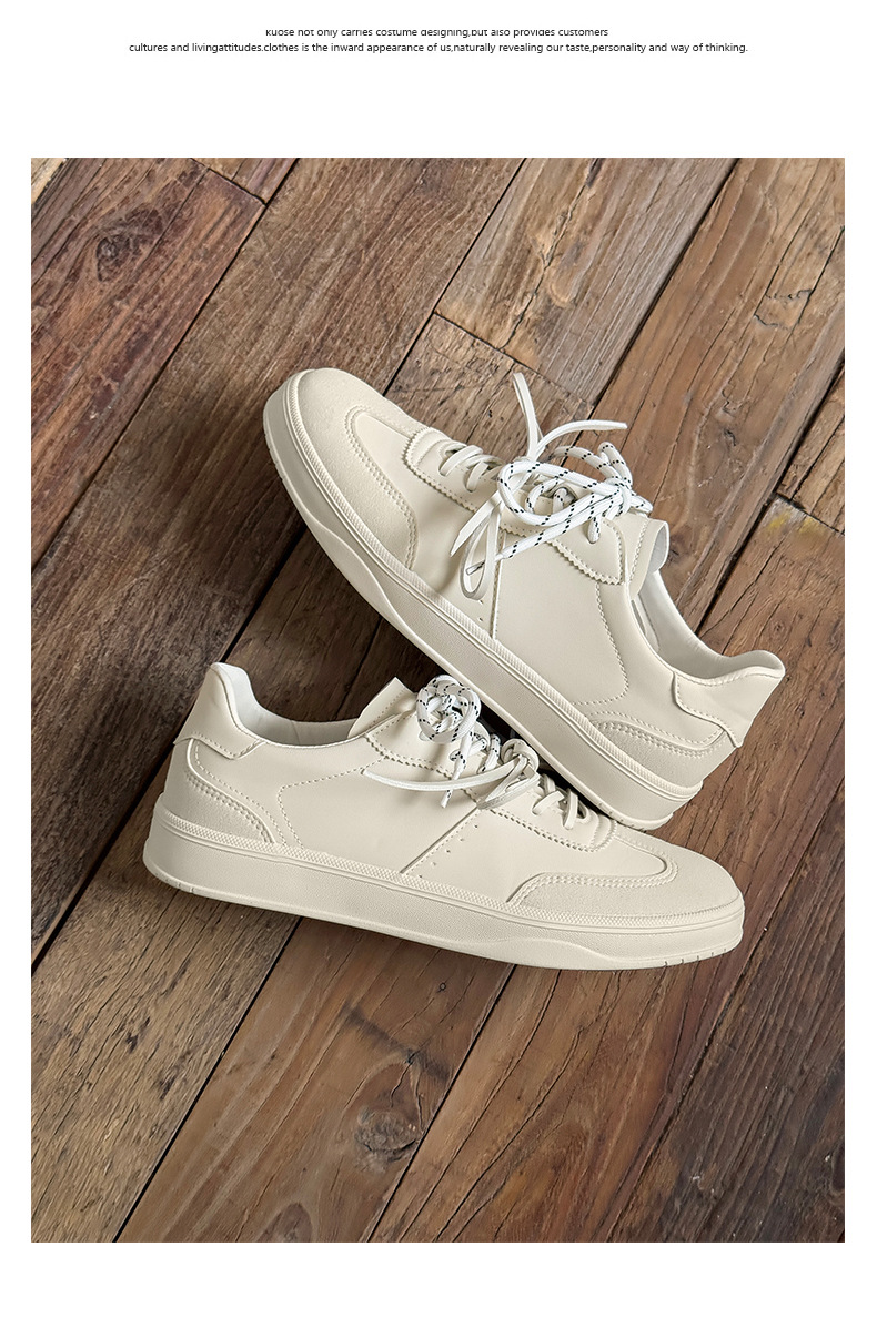 Men's Retro Suede Casual Sneakers with Double Laces