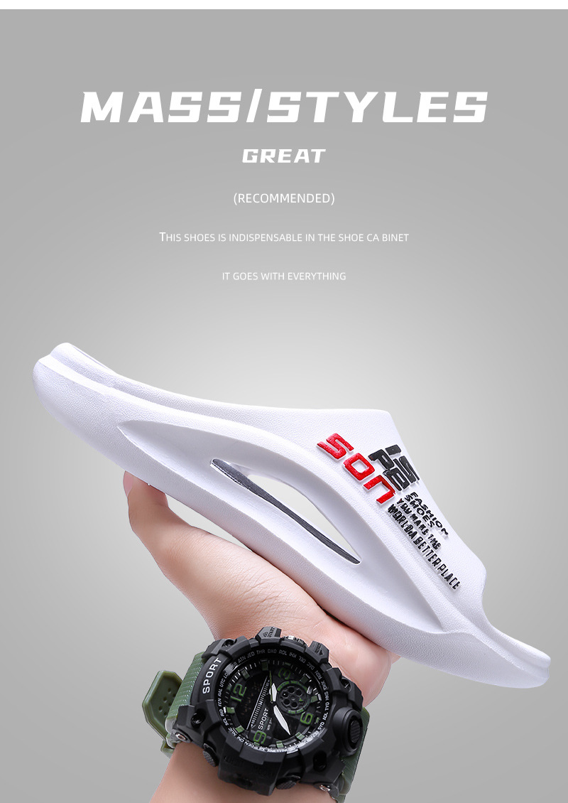 Unisex Lightweight Sporty Slide Slippers