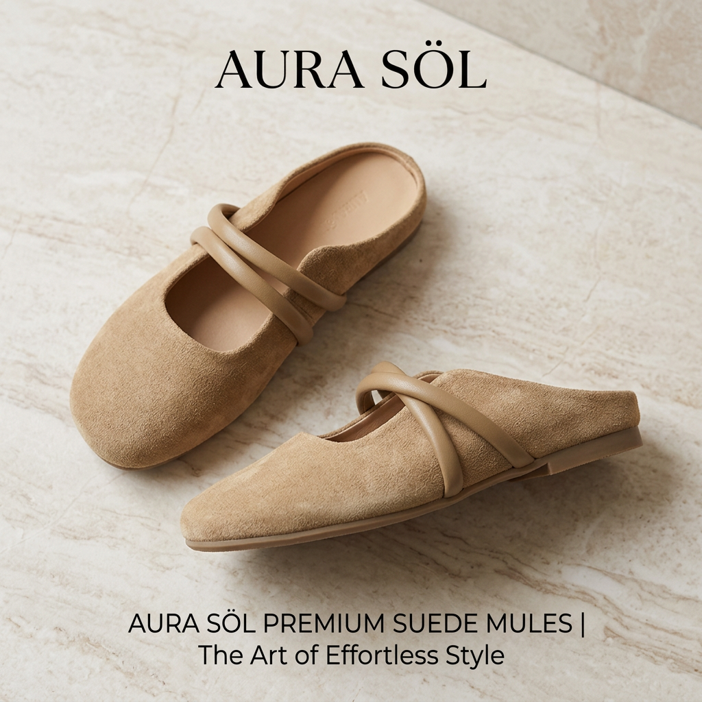 Elegante suède mules voor dames vintage retro instapslippers_voghion.com